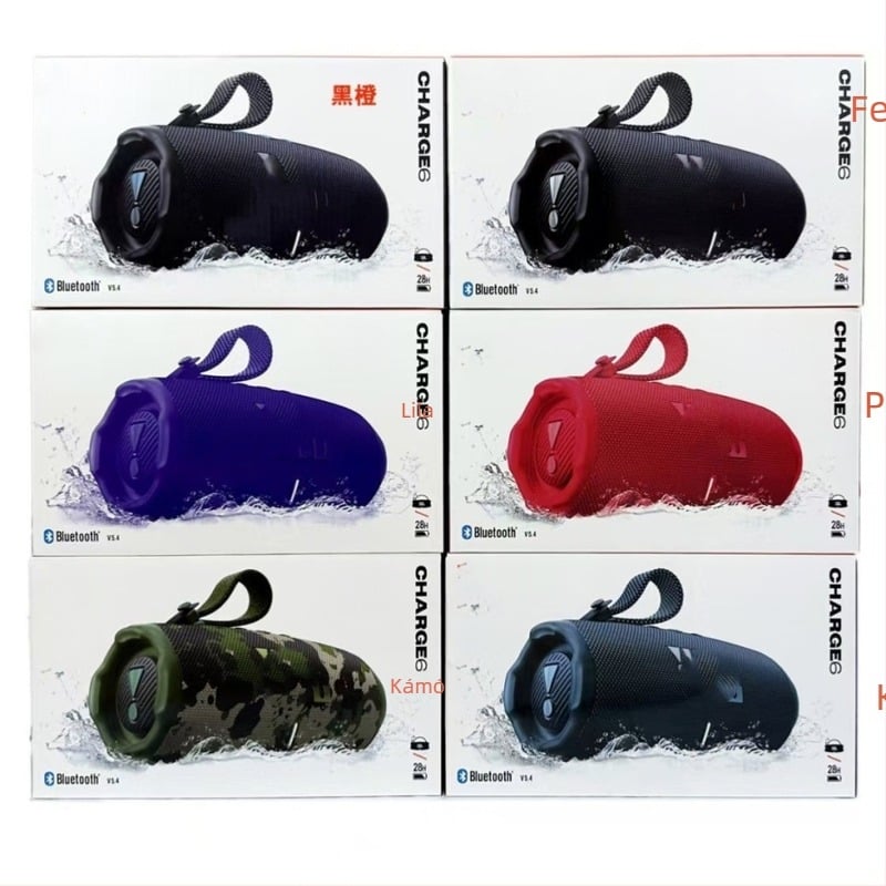 Charge6 Bluetooth hangsugó – 2 hangszóró, erőteljes basszus • Specifikációk: Bluetooth 5.3 | 40W | 100Hz-20kHz | SNR ≥100dB | IPX5