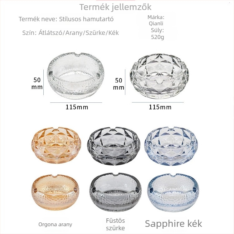 Üveg hamutál, trendi kreatív dizájn, elegáns, egyszerű stílus, otthonra, KTV-re, szállodákba és irodákba; csomagolás 36 darab; környezetbarát.