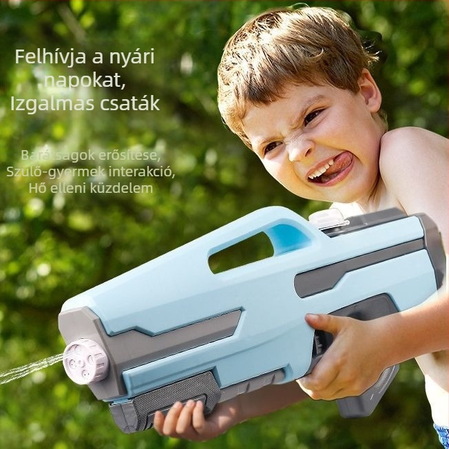 Gyerekeknek vízipisztoly – nagy kapacitású, PP anyag, 4–6 éveseknek, Happy Alliance