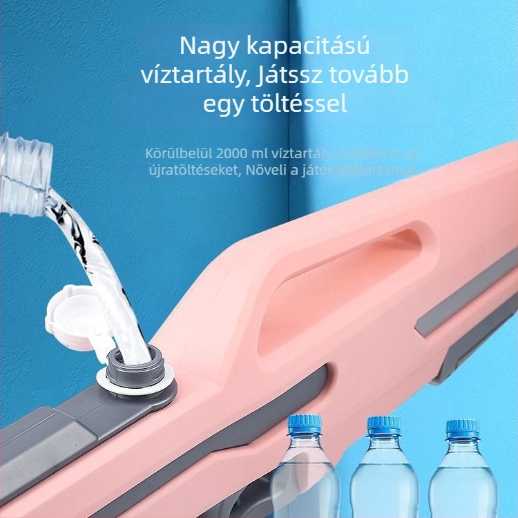 Gyerekeknek vízipisztoly – nagy kapacitású, PP anyag, 4–6 éveseknek, Happy Alliance