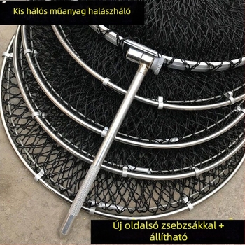 Nylon kézzel szövött halászháló táska – Fish Power, Kínában gyártva