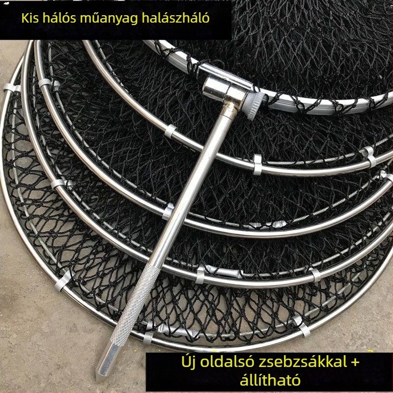 Nylon kézzel szövött halászháló táska – Fish Power, Kínában gyártva