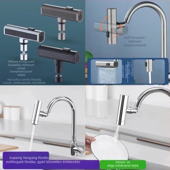 Forgó esővíz csapduza, univerzális, ABS anyagú, modern stílus