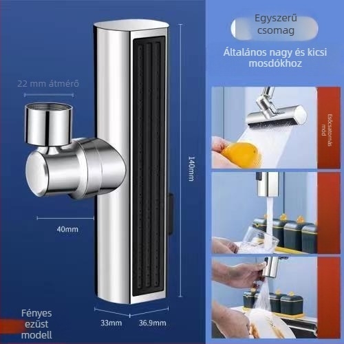 Forgó esővíz csapduza, univerzális, ABS anyagú, modern stílus