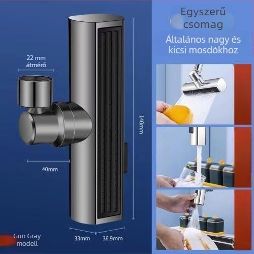 Forgó esővíz csapduza, univerzális, ABS anyagú, modern stílus