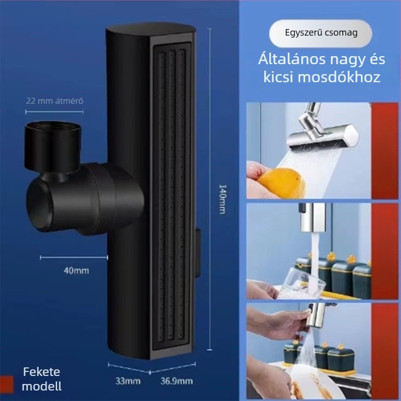 Forgó esővíz csapduza, univerzális, ABS anyagú, modern stílus