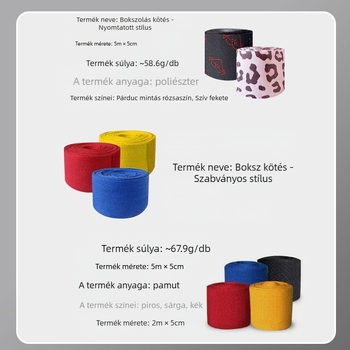 Strong ökölvívó kéztapasz – izzadságelnyelő pamut-poliészter, 60 g