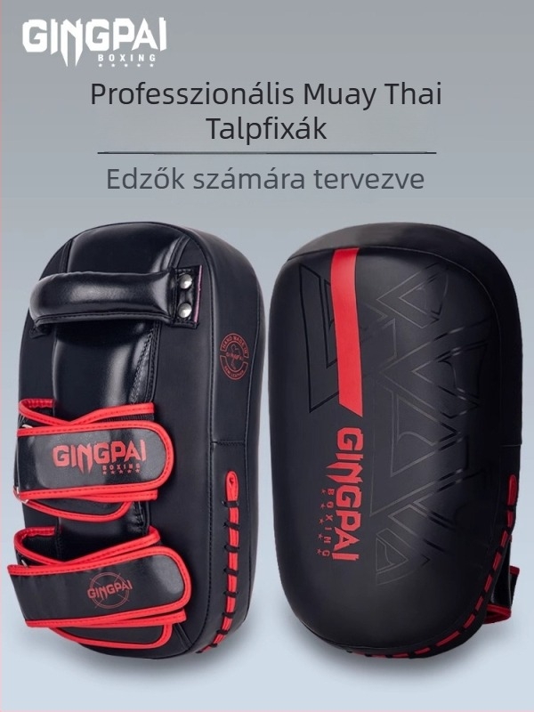 Ívelt láb- és kéz célpont boksz- és taekwondo-edzéshez — tartós PU, függőleges stílus, 0,8 kg