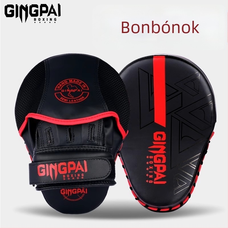 Ívelt láb- és kéz célpont boksz- és taekwondo-edzéshez — tartós PU, függőleges stílus, 0,8 kg