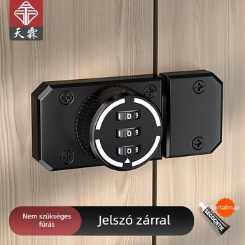 Belső ajtó jelszavas zár – nyolcszögletű kódos tüskeszár, anyag: cinkötvözet/vas, felület: galvanizálás/elektroforézis