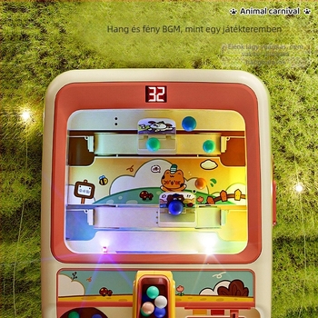 Elektronikus golyós logikai játék gyerekeknek, műanyag kivitel, oktató játék 4–14 éveseknek, fejleszti a logikus gondolkodást, a koncentrációt és a szülő–gyerek interakciót.