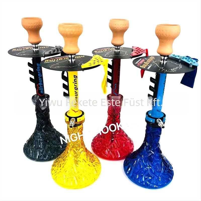Night akril hookah készlet logónyomással, testreszabható, újrahasználható