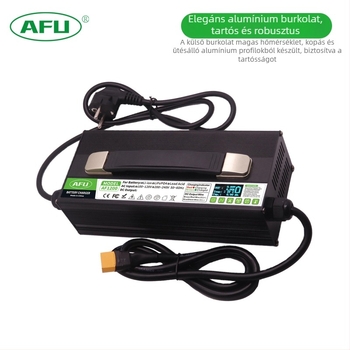 AF1200 lítium-ion akkumulátor töltő 25.9V 7–es sorozathoz, négyrészes elektromos járműhöz, digitális kijelzővel, bemenet 220V AC 50–60 Hz, kimenet DC 29.4V 30A, FCC/ROHS/UKCA tanúsítványok