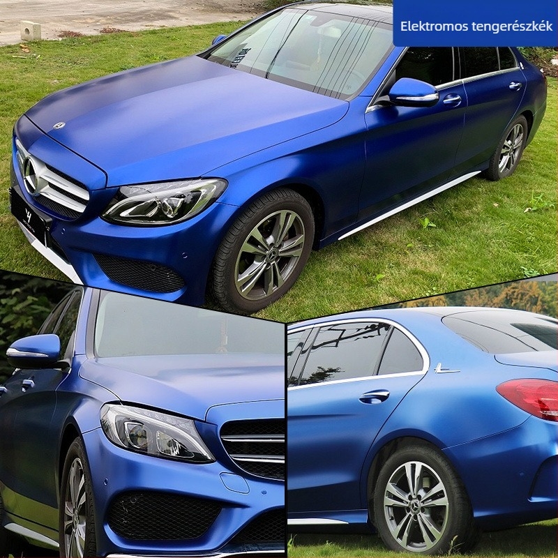 Autó karosszéria matricája, elektro-optikai fém színváltó film, teljes autó burkolat, testreszabható, öntapadó típus