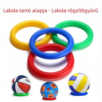 Kosárlabda labda tartó gyűrű csúszásmentes alapzattal, 57-ös modell, műanyag gyűrű, anyag 20213