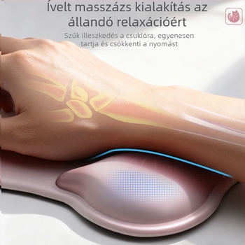 Macska mancsa szilikon egérpad – csúszásmentes, egyoldalas csuklótámasz, hőátviteles logónyomás