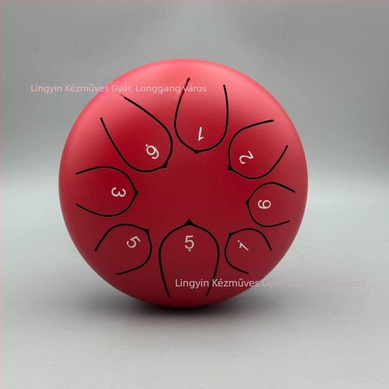 Szénacél nyelvű dob, 8 hangú, modell 6-8-8, gyerekeknek és meditációhoz