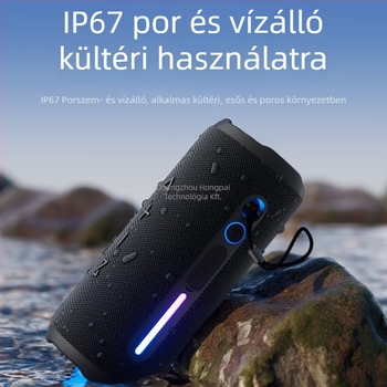 Bluetooth hangszóró — IPX7 vízálló, frekvencia 100 Hz–20 kHz, SNR ≥70 dB, Bluetooth 2.0 TF-kártyával