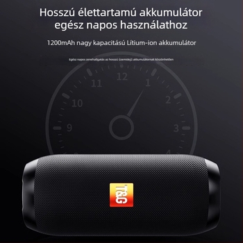 Bluetooth hangszóró — IPX7 vízálló, frekvencia 100 Hz–20 kHz, SNR ≥70 dB, Bluetooth 2.0 TF-kártyával