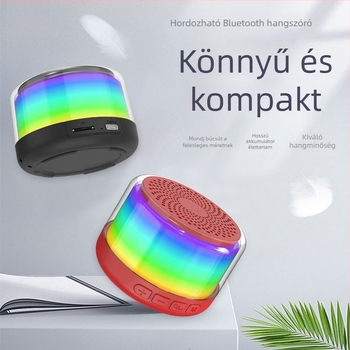 K8 Bluetooth hangszóró, 5W, Bluetooth 5.0, frekvencia-tartomány 100Hz-20kHz, SNR ≥70dB, beépített akkumulátor 300–500mAh