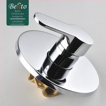 Falba épített Zuhanyrendszer réz testtel, beépített kialakítás, meleg/hideg keverő szelep, víztakarékos fúvóka, modell 001