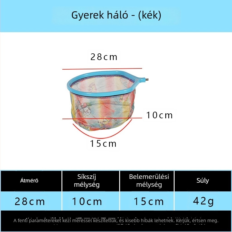 Teleszkópos gyerekeknek szánt műanyag hálóval ellátott horgászbot kis halak, garnélarák, békalárvák, pillangók és rovarok fogására