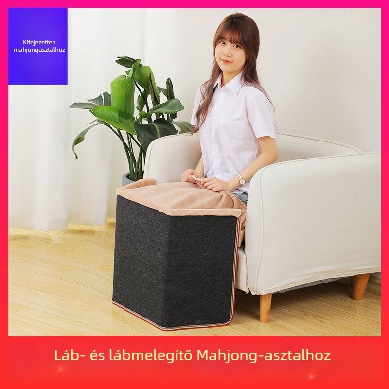 Lábszármelegítő az íróasztal alatt, USB és hálózati fűtés, 200W, távirányító