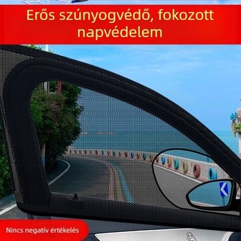 Autóablak szúnyogháló – oldalsó ablak, hálóanyag, univerzális illeszkedés, rovarvédelem és árnyékolás