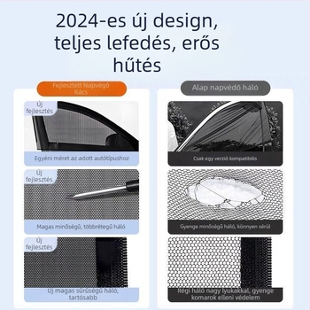 Autóablak szúnyogháló – oldalsó ablak, hálóanyag, univerzális illeszkedés, rovarvédelem és árnyékolás