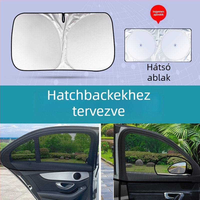 Autóablak szúnyogháló – oldalsó ablak, hálóanyag, univerzális illeszkedés, rovarvédelem és árnyékolás