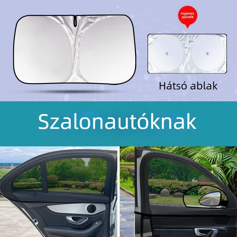 Autóablak szúnyogháló – oldalsó ablak, hálóanyag, univerzális illeszkedés, rovarvédelem és árnyékolás