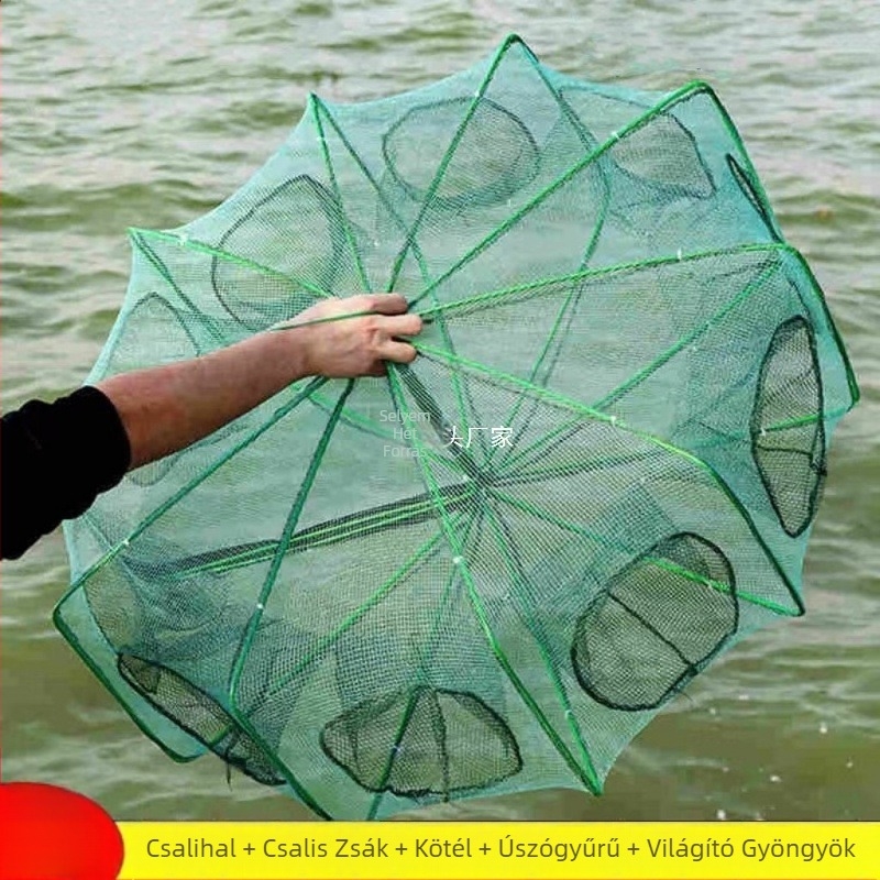 Új halas ketrec, garnéla ketrec, halháló, garnéla háló, rák háló, loach ketrec, eel ketrec, homár háló
