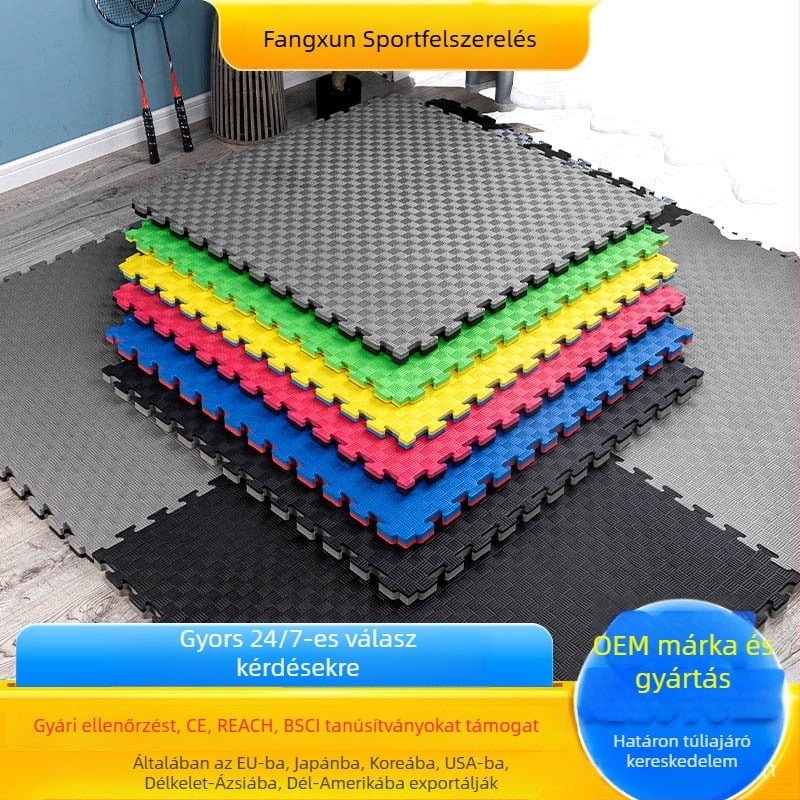 Taekwondo EVA habpad – moduláris, csúszásmentes, ütéscsillapító