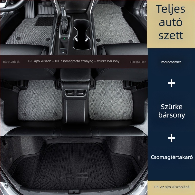 Autó belső talajtakarók, Anyag: TPE / Műanyag gumi, Márka: Zeyang, Alkalmas speciális autókhoz