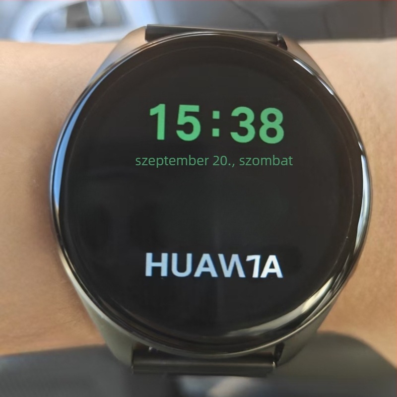 GT3 okosóra Bluetooth hívásokkal, NFC fizetéssel, pulzusmérés, vér oxigénszintje és vércukor monitorozás