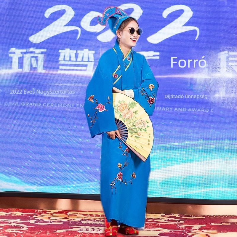 Tang Bohu Scholar Drámai Jelmez – Jiangnan Four Talents, Unisex, Poliészter