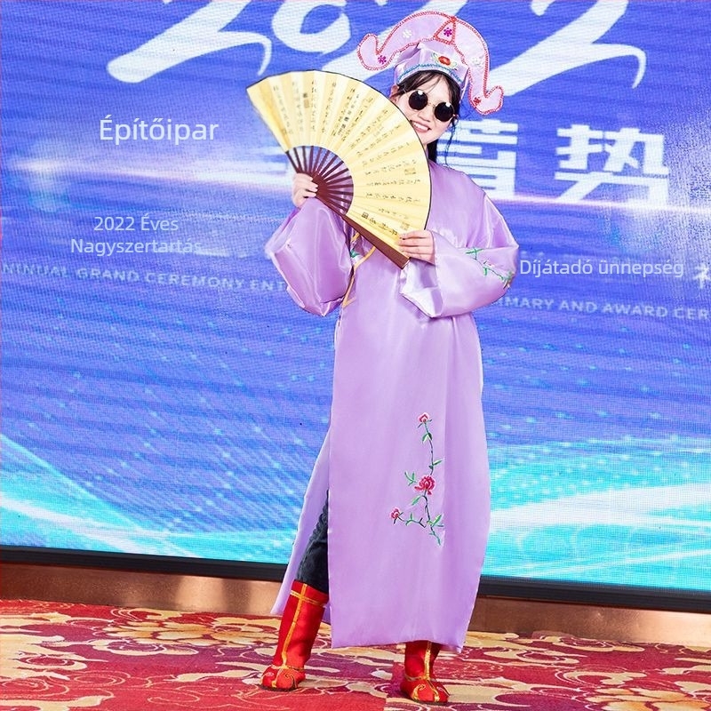 Tang Bohu Scholar Drámai Jelmez – Jiangnan Four Talents, Unisex, Poliészter
