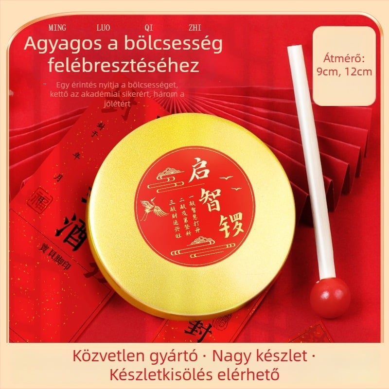 Gyermekek első születésnapjára szánt gong, modell Qzl01, gyerekeknek, engedélyezett magánmárka