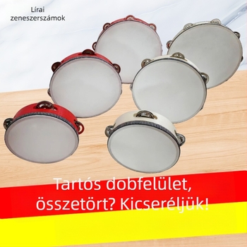 Tamburin kézi haranggal - Poetic Musical Instrument márkától, Anyag: Egyéb, Cél: Zenei hangszerek