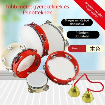 Tamburin kézi haranggal - Poetic Musical Instrument márkától, Anyag: Egyéb, Cél: Zenei hangszerek