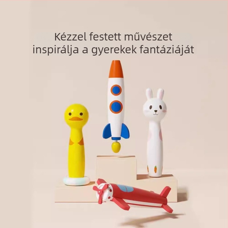 Gyerekeknek szóló esernyő 8 bordás váz, alumínium cső, fa nyél, kézi nyitás