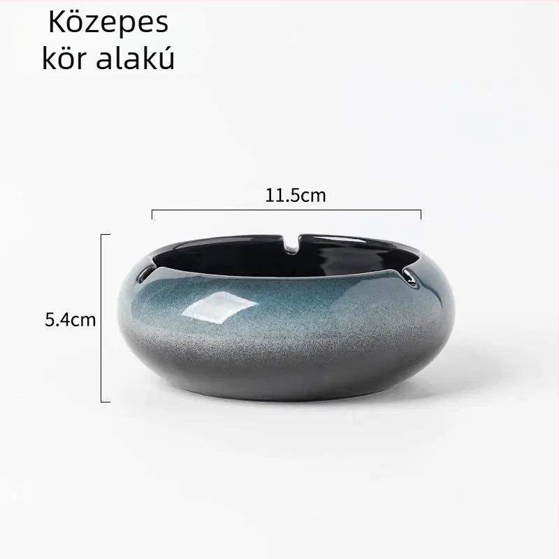 Üvegből készült hamutál Extra Large – Lan xiang, Yiwu eredetű, egyszerű stílus, 200 darabos doboz