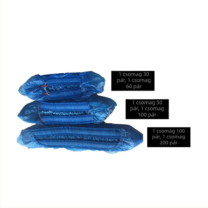 Cipővédő PE anyagból, porvédett, márka The Welcome Guests, eredet Henan