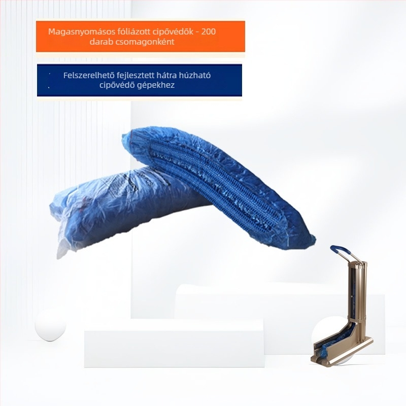 Cipővédő PE anyagból, porvédett, márka The Welcome Guests, eredet Henan