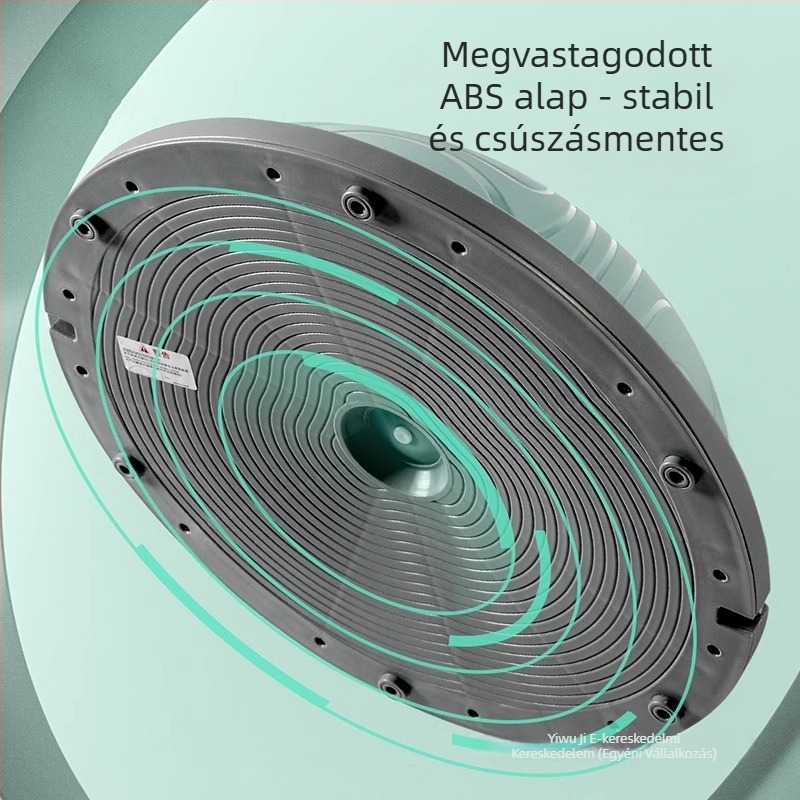 ABS anyagú jóga labda, félgömb alakú egyensúlyi labda a core edzéshez és pilateshez