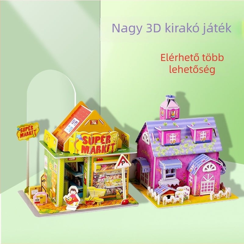 3D puzzle játék EVA anyagból – DIY, MengMeng Funny márka, háromdimenziós puzzle, 15–35 éveseknek