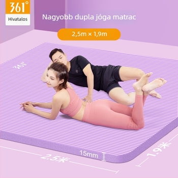 NBR jóga matrac, 10–15 mm vastagság, egyszínű felület
