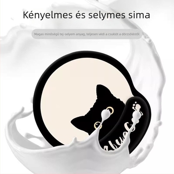 Egércsukló alátét – gumi, kis méretű, egyoldalas, csuklóöv, hőtranszferes nyomtatás