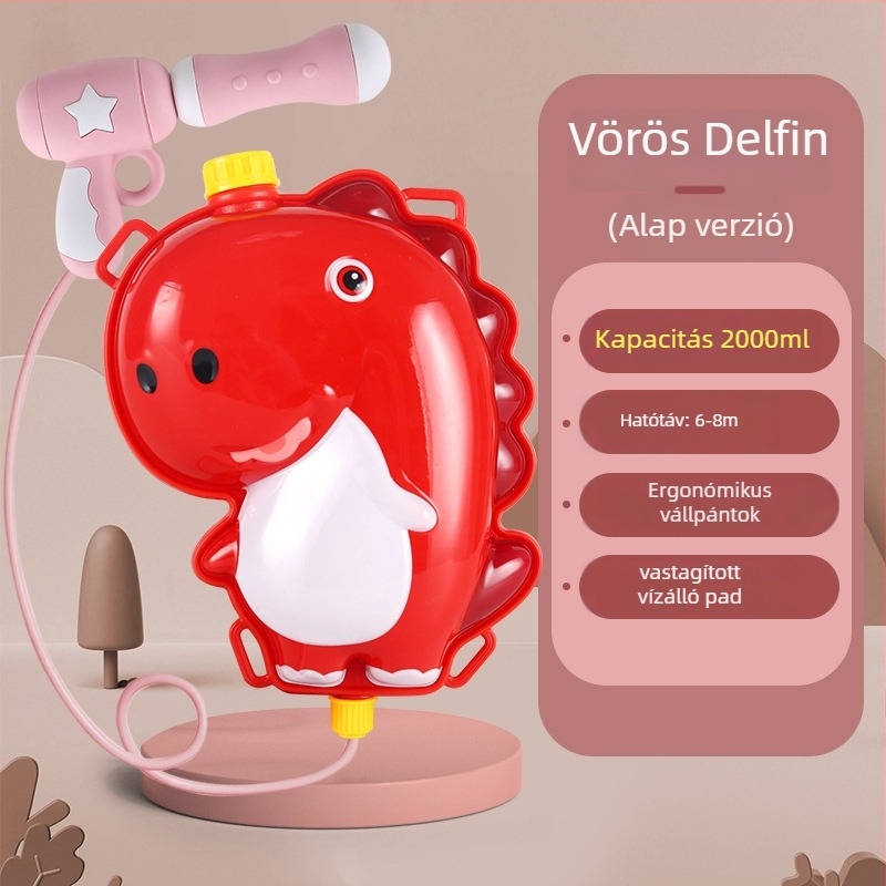 Gyerekeknek szánt vízpisztoly – ABS anyag, 4–6 éveseknek megfelelő, vízijáték, csomagolás: Opp zacskó