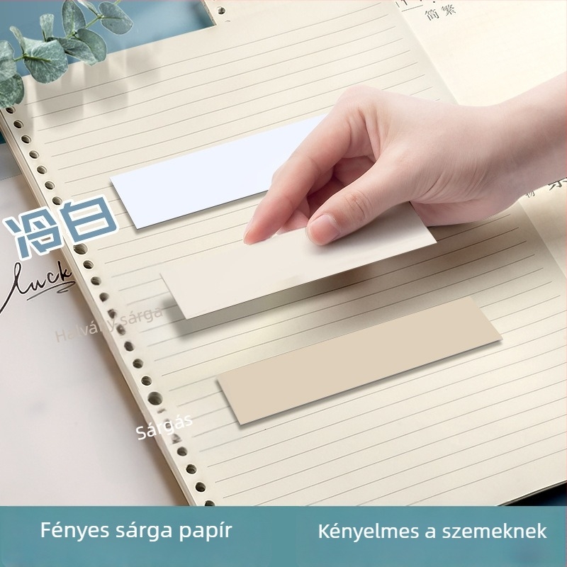 Szabad levél töltőpapír, 60 lap, dupla offset papír, kompatibil 8/20/26/30 lyukkal